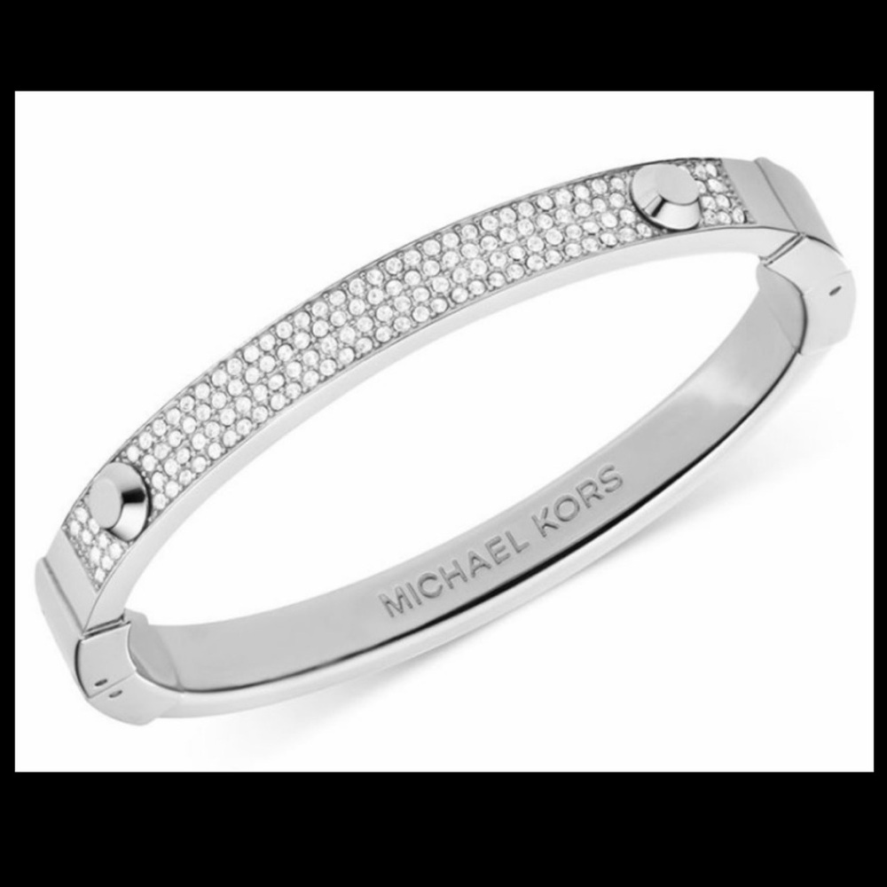 Michael Kors Crystal Pavé Astor Stud Bangle Bracelet